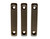 M-LOK rail 3" cover grip panels - 3-pack (FDE/TAN  2-slot) For MLOK AR15/308 Handguard rails