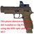 Ade Advanced Optics Zantitium RD3-015 Red Dot Reflex Sight + Optic Mounting Plate for Sig Sauer P320 M17, M18, X5-Legion Pistol