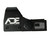 Ade Advanced Optics Shake Awake RD3-009 Compact Red Dot Reflex Sight +Optic Mounting Plate for All GLOCK (Non-MOS) Standard models Canik TP9SF TP9SA  and Taurus GX4, G3C & G3 with factory steel sights pistol