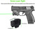 Rechargeable mini GREEN Laser Sight for Subcompact Pistols & Compact Handguns - Fits Springfield XD XD-S XDM S&W M&P Beretta PX-4 Taurus Millenium Walther PPQ PPS PPX PK380 Ruger SR9C