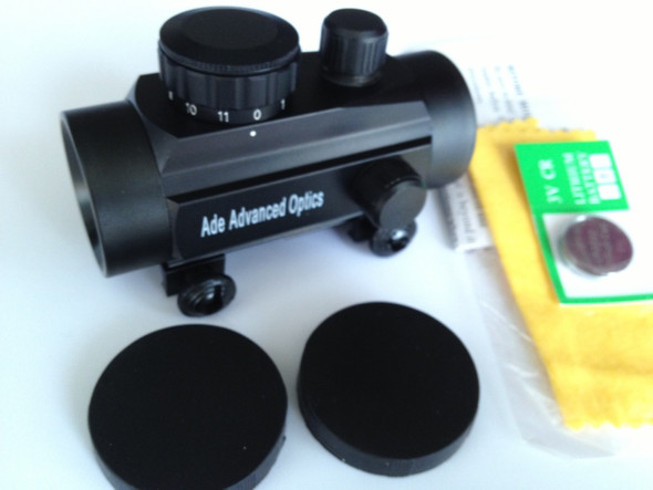 ADE 1X 35 Red Dot Sight Rifle Scope Airsoft Airgun with 20mm Picatinny Mount