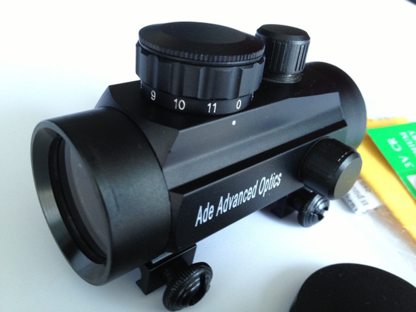 ADE 1X 35 Red Dot Sight Rifle Scope Airsoft Airgun with 20mm Picatinny Mount