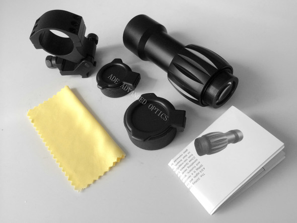 Ade Advanced Optics Tactial 3X Magnifier Scope Sight with Flip To Side FTS Picatinny Weaver Rail Mount for Eotech Aimpoint