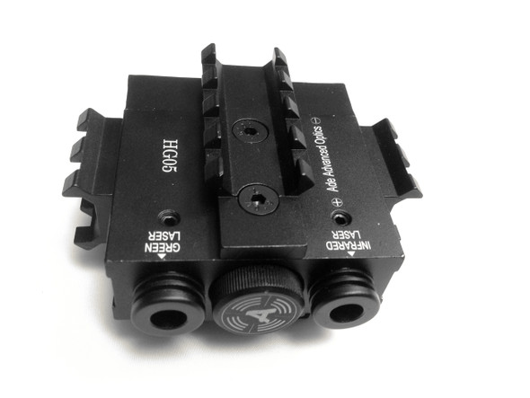 Tactical Green Laser & Infrared Night Vision Laser Combo Sight + Picatinny Rail