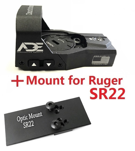 ADE Advanced Optics Red Dot Sight For Ruger SR Series - RD3-013 4 MOA Reflex Sight