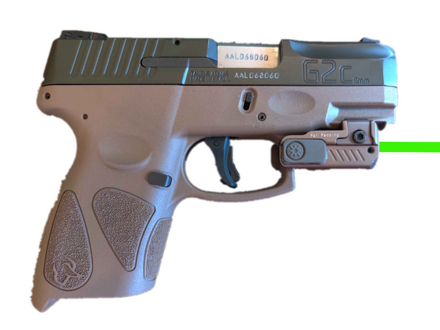 Handgun laser sight