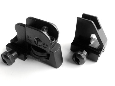 Detachable Rear + Front Sight A2 sight Set Designed for Setting on Same ...