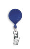 Badges & Holders: Retractable Badge Holders White End Fitting: Bulldog Clip 5/Pack - DNH412WT