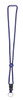 Soft Braided Round Breakaway Lanyards Blue End Fitting: Split Ring 10/Pack - DNH648BU