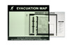Evacuation & Severe Weather Map Holder Clear Inserts - DTA215