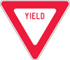 Traffic Signs: Yield 36" x 36" Engineer-Grade Prismatic - FRR426RA