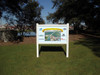 Decorative PVC Sign Frame: Hallmark 48" x 96" (4-ft. x 8-ft.) Groove Width: 1/2" 1/Each - HSF1282