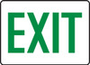 Safety Sign: Exit 10" x 14" Dura-Plastic 1/Each - MEXT526XT