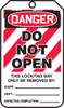 OSHA Danger Lockout Tag: Do Not Open PF-Cardstock 25/Pack - MLT412CTP