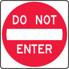 Lane Guidance Sign: Do Not Enter 24" x 24" High Intensity Prismatic 1/Each - MR5124HP
