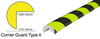 Protective Bumper Guards Black/Fluorescent Style C 1/Each - PRR334BKFL