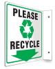 Projection Sign 90D (8" x 8" Panel) 1/Each - PSP497