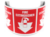 180D Projection Sign: Fire Extinguisher Spanish Panel Size: 12" 1/Each - SHPSJ330