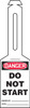 Loop 'n Strap OSHA Danger Safety Tag: Do Not Start - TAL352