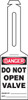 Loop 'n Strap OSHA Danger Safety Tag: Do Not Open Valve - TAL362