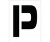 Stencil - Letter P - 12" - PMC12-P