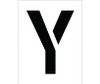 Stencil - Letter Y - 12" - PMC12-Y