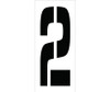 Stencil - Number 2 - 24" - PMC24-2