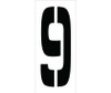 Stencil - Number 9 - 24" - PMC24-9