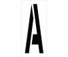 Stencil - Letter A - 24" - PMC24-A