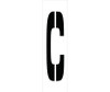 Stencil - Letter C - 36" - PMC36-C