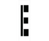 Stencil - Letter E - 36" - PMC36-E