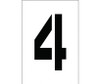 Stencil - Number 4 - 4" - PMC4-4