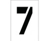 Stencil - Number 7 - 4" - PMC4-7