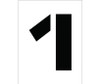 Stencil - Number 1 - 8" - PMC8-1