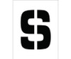 Stencil - Letter S - 8" - PMC8-S