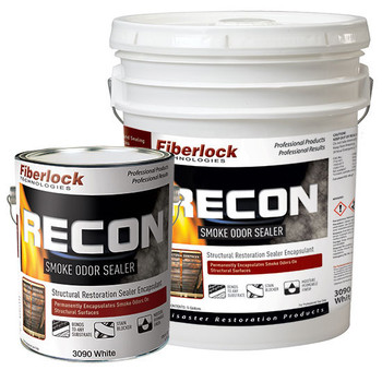 Fiberlock RECON Smoke Odor Sealer 3091 - Clear - 1 Case (4 Gallons)
