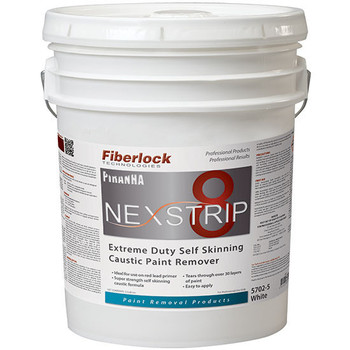 Fiberlock Piranha NexStrip 8 - Extreme Duty Self Skinning Paint Remover - 5 Gallon