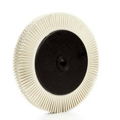 Scotch-Brite Radial Bristle Brush -  8 in x 1 in x 1-1/4 in 120 with
Flange -  2 ea/Case
