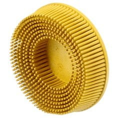 Scotch-Brite Roloc Bristle Disc 07527 -  3 in x 5/8 Tapered MED -  4
Cartons/Case