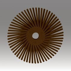 Scotch-Brite Radial Bristle Disc -  1 in x 1/8 in 36 -  2000 ea/Case