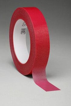 3M Circuit Plating Tape 1280 Red -  6 in x 72 yds x 4.2 mil -  8/Case -  Bulk