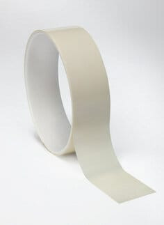 3M Polyester Film Tape 854 White -  4 in x 72 yds -  2.7 mil -  8/Case -  Bulk