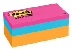 Post-it® Notes Cube -  2051-N-2PK 2 in x 2 in -  2 Cubes -  400 sheets/cube
