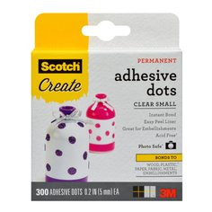 Scotch® Adhesive Dots 010-300S-CFT -  Clear