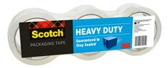 Scotch® Heavy Duty Shipping Packaging Tape 3850-3 -  1.88 in x 54.6 yd.
(48 mm x 50 m) -  3/Pack