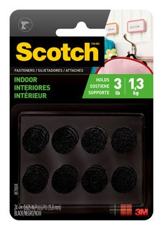 Scotch Indoor Fasteners RF7061X -  5/8 in x 5/8 in (15 - 8 mm x 15 - 8 mm)
