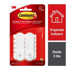 Command Medium Wire Hooks 17068ES