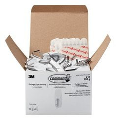 Command Medium Wire Hook -  17065-S35NA -  35 Hooks -  40 Medium Strips