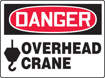 BIG Safety Sign 7" x 10" Adhesive Dura-Vinyl 1/Each - MEQM241XV