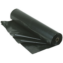 6 Mil 20'x100' Black Plastic Poly Sheeting & Construction Film